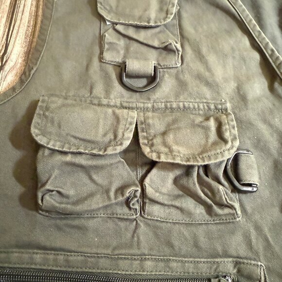 PFLUEGER Utility, Fishing, Camping, 10-Pocket Fishing Vest, L/XL (?), READ - Picture 5 of 12
